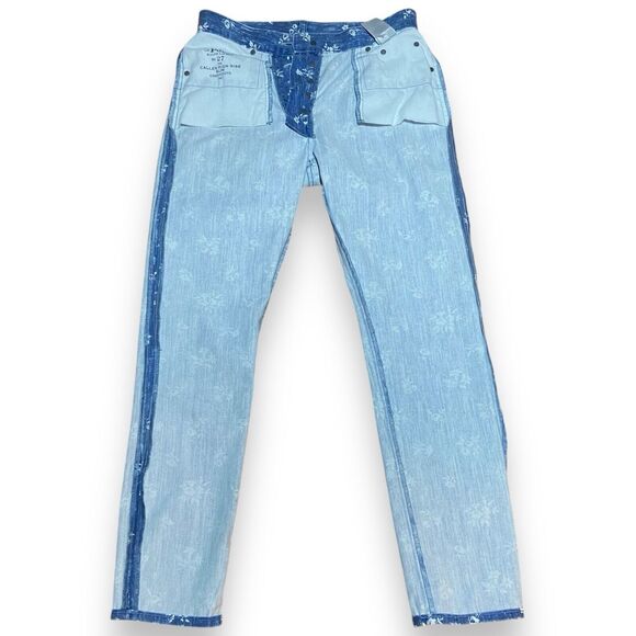 POLO RALPH LAUREN Women's Blue Callen High Rise Slim Jeans Size 27 Button Fly - Picture 7 of 10